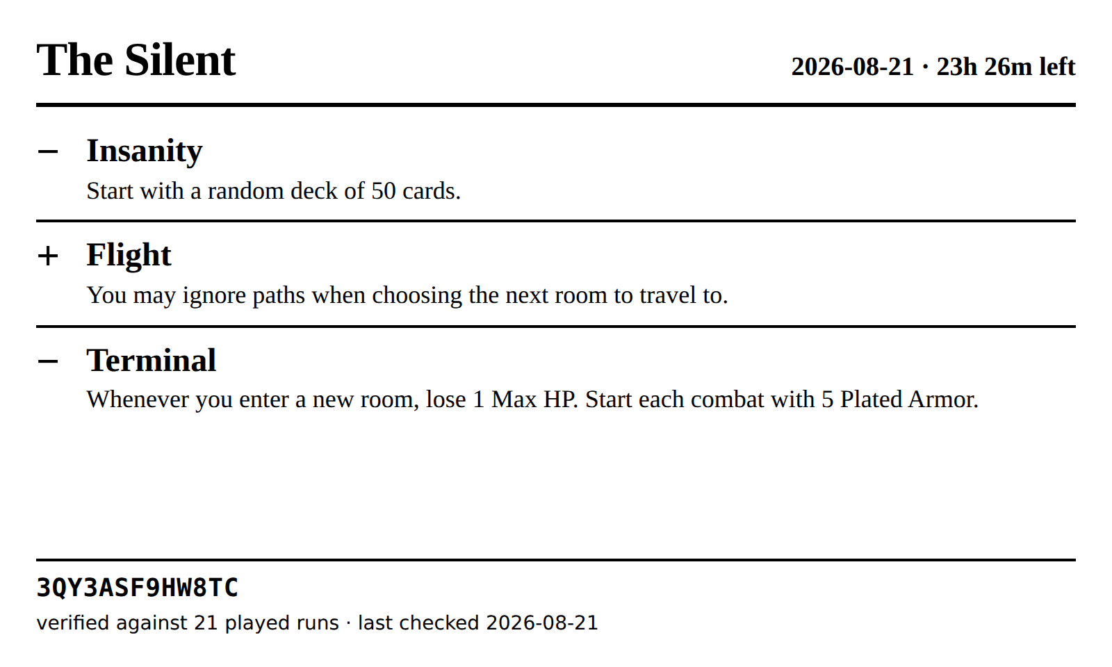 The same daily rendered for e-ink: large serif type, heavy rules, no grays.